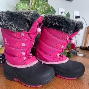 Kamik girls snow boots size 12